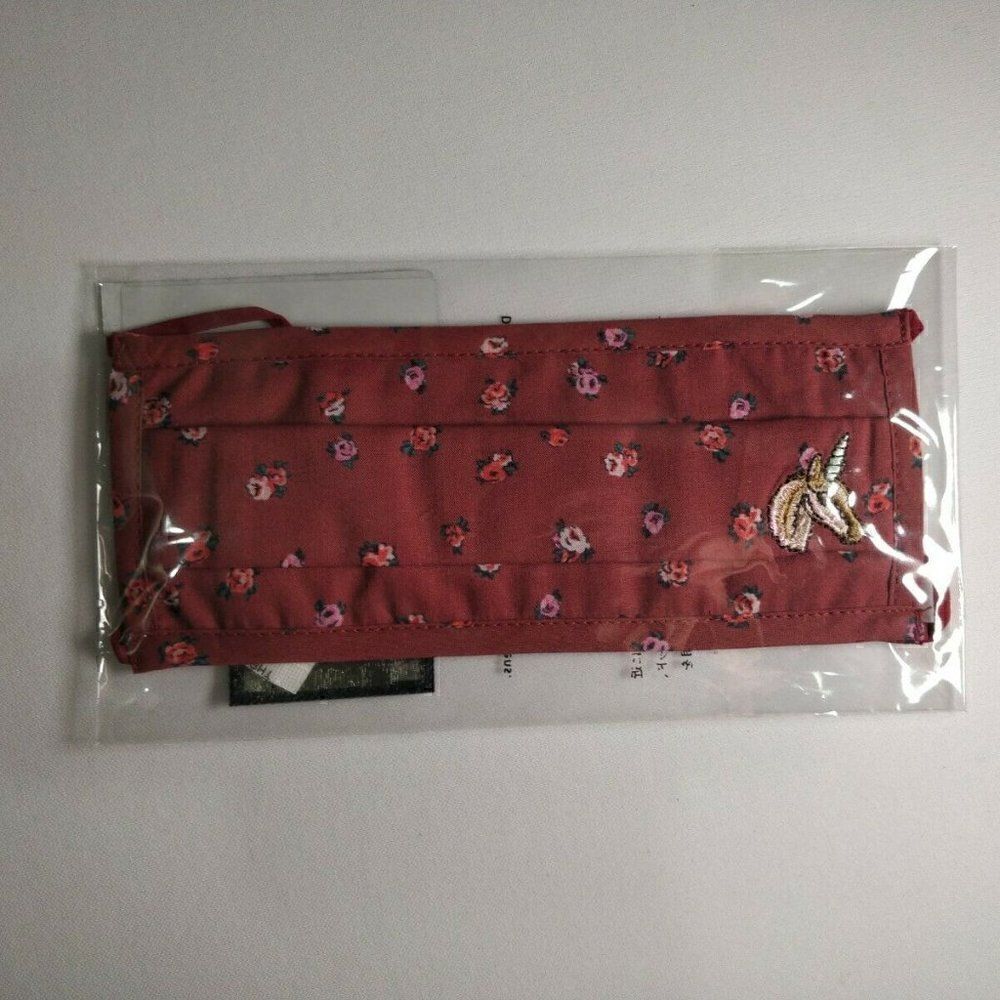 COACH Uni Floral Face Mask With Mini Vintage Rose